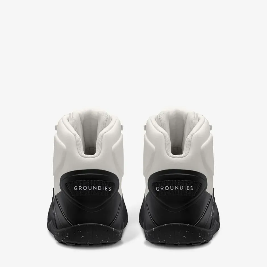 Vegan|Groundies ® All Terrain High Women Off-White/Black