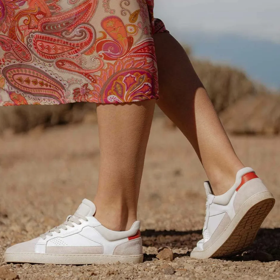 Sneaker|Groundies ® Court Women White/Red