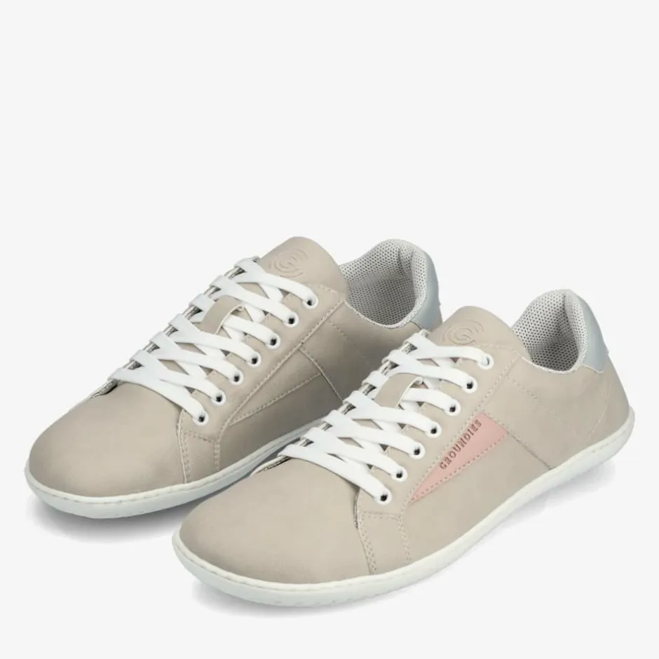 Vegan|Groundies ® Melbourne Vegan Women Beige Pink