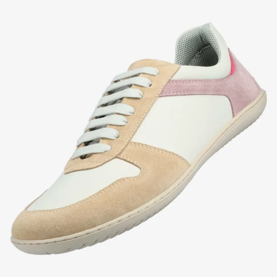 Sneaker|Groundies ® Orlando Women Off-White/Beige/Pink