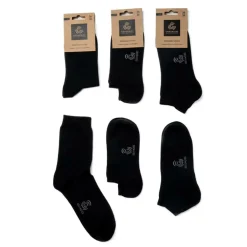 Accessories|Groundies ® Premium Ankle Socks Black